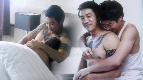 สวีตแรง 'ไนกี้&บอย' มุ้งมิ้งบนเตียง