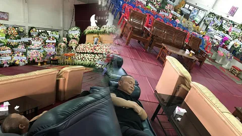 หม่ำ ไม่ยอมกลับบ้าน ขอทำเพื่อน้องครั้งสุดท้าย นอนเฝ้าร่าง แวว ที่วัด