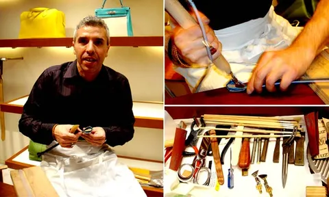 ช่าง แอร์เมส บินมาสาธิต เย็บกระเป๋า โคตรแพง