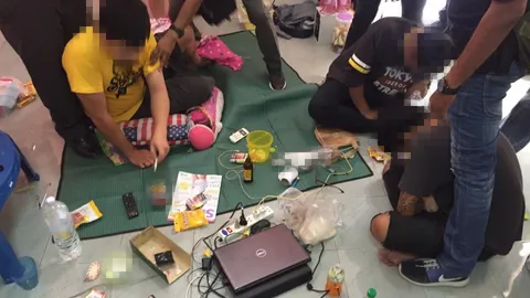 รวบ 'ส.ต.ท.' ซุกยาบ้าในบ้านที่ชัยนาท พบอุปกรณ์เสพวางเกลื่อน