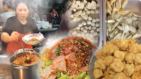 แซ่บไม่ลืมหูลืมตา! รสดีไม่ต้องปรุง! 'ตี๋เย็นตาโฟรสเด็ด' กินแล้วแชร์ที่ประตูผี