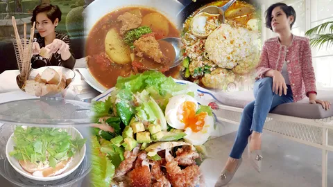 บนเส้นทางสายแม่บ้าน! ส่องเมนูน่าทานสไตล์ 'ป้าโอป' ลูกสองแต่ยังสวยแซ่บ