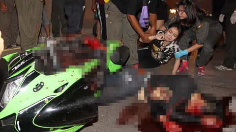 ซิ่งดับ 2 ศพ 