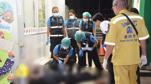 พนง.รถขนเงินเครียดชักปืนยิงตัวตายในปั๊มน้ำมันขณะปฏิบัติหน้าที่