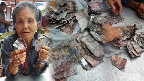 ยายชาวสกลฯ เก็บเงินฝังดินหลายปี ธนบัตรชำรุดยับเยิน แบงก์ชาติ แจงแลกใหม่ได้ไหม?