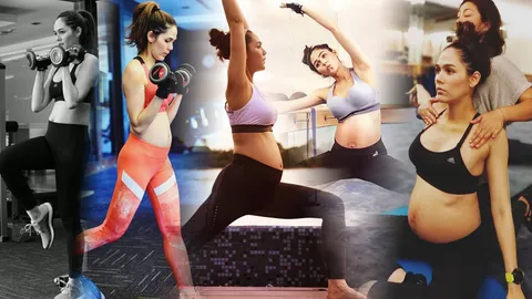 รวมท่าออกกำลังกายคนท้อง 'ชมพู่' นำเทรนด์ สร้างแรงบันดาลใจหญิงท้องไม่อ้วน