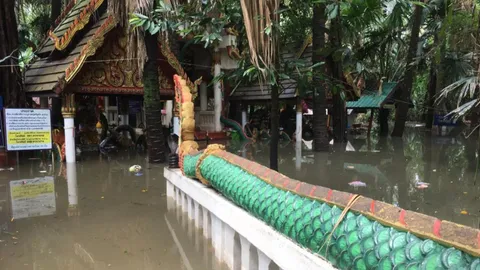 ปิดคำชะโนดชั่วคราว! 2 วัน น้ำท่วมสูง จนท.หวั่นประชาชนไม่ปลอดภัย (คลิป)
