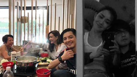 อบอุ่น! เผยภาพคุณแม่ ศรราม ยิ้มแป้น ลูกชายพา นิโคล มากินชาบูด้วยกัน