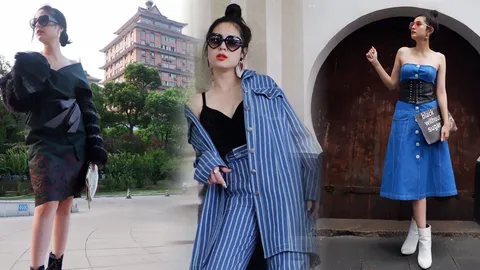 นางแบบอินเตอร์หลบไปไว ขวัญ เจิดจรัสทุกชุด