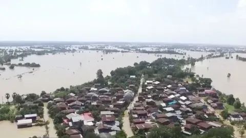 ร้อยเอ็ด ยังอ่วม! ชาวบ้านเตรียม รับมวลน้ำระลอกใหม่จากเขื่อนลำปาว