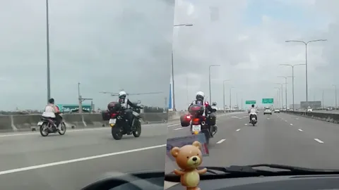 รู้สาเหตุแล้ว! สาวแว้นขึ้นทางด่วน ตร.เรียกไม่สนขี่หนีลงสุวรรณภูมิ (คลิป)