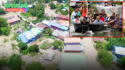 เทคนิค "ออกกำลังใจ" ในภาวะภัยพิบัติ..น้ำท่วม