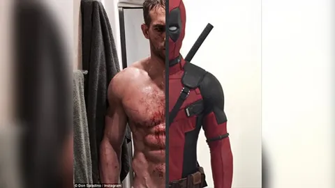 มันเปรี๊ยะมาก! สาวๆ น้ำลายหก เมื่อ Deadpool อวดซิกซ์แพ็กชาวโลก 