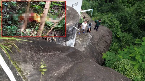 พระวัดดังหนองบัวลำภู พลัดตกก้อนหิน ขณะเดินจงกรม มรณภาพข้ามวันเพิ่งพบ