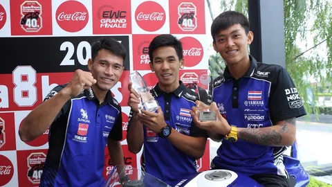 'ต๋ง-ตี' เผย 'ยามาฮ่า ไทยแลนด์ฯ' สู้ไม่ถอย ก่อนคว้าชัย Suzuka 4 Hours