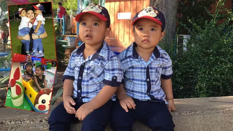 เจอแล้ว!!! เด็กแฝดจอมขโมยใจ น้องพิชญ์-พัชญ์ ลูกแม่ปุ้ย 
