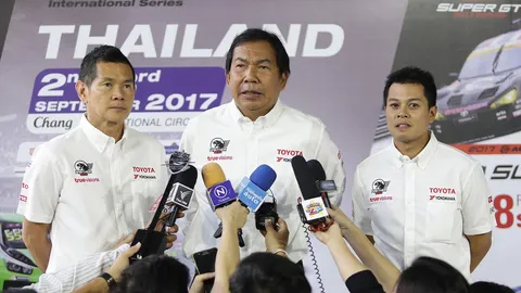 โตโยต้าทีมไทยแลนด์ ส่ง 2 นักแข่งลงสู้ศึก Super GT 2017