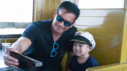 ผู้พันเบิร์ด จัดทริปหรรษา พา น้องวิน อู้หูขึ้นรถไฟครั้งแรกในชีวิต