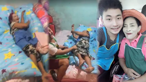 สุดประทับใจ! แม่ได้ของขวัญถูกใจจากลูก ดีใจจนล้มตัวเกลือกกลิ้ง (คลิป)