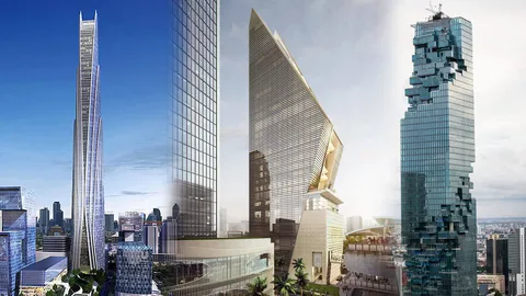 ไม่ได้เอียง..แต่มันคือดีไซน์! รวมตึกแปลกในไทย สวยงาม อลังการ สุดหรูหรา