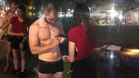 ฮีโร่มาแล้วจ้า! แชร์กระจาย ชาวต่างชาติหล่อ สวย กระโดดช่วยรถตกน้ำรอดชีวิต