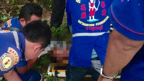  พ่อตาดำน้ำหาปลากับลูกเขย ถูกลูกดอกเหล็กเสียบชายโครง ตัดขั้วหัวใจดับ