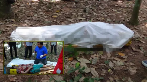 สาวใหญ่ประสาทหลอน โดดบ่อน้ำร้างในสวนยางเมืองคอน ดับลอยอืด 