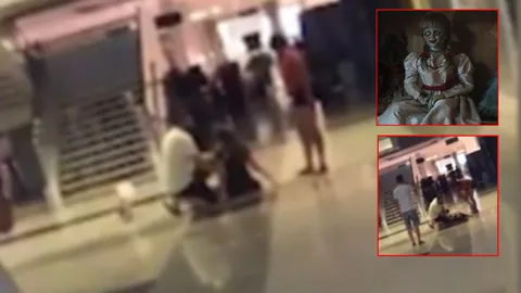 อาถรรพณ์หนังAnnabelle2! ชมคลิป สาวดิ้นทำร้ายตัวเอง หลังชมภาพยนตร์สุดหลอน