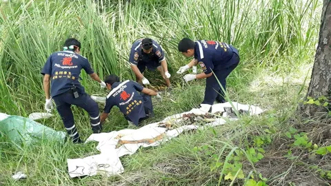 เจอโครงกระดูกคนในร่องเกาะกลางถนนพระราม 2 คาดถูกรถเฉี่ยวตายนานนับเดือน