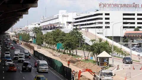 เผื่อเวลาไว้! ทางหลวง แจ้ง 1 กันยา ปิดสะพานเข้าสนามบินดอนเมืองถาวร