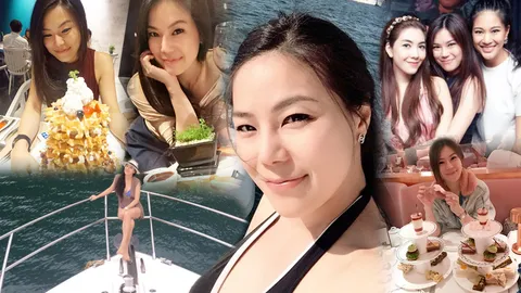 ปาร์ตี้เกิร์ล! ซูมชัดๆ ไฮโซจิ๊บ แฮงเอาต์กับเพื่อนสนิทกินหรูอยู่ดีไปอีก