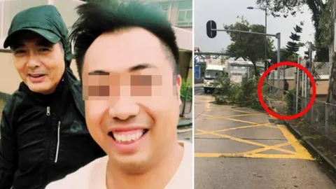 โจว เหวินฟะทิ้งปืน จับไม้กวาด ทำหน้าที่พลเมืองดี ช่วยเก็บกวาดซากพายุฮาโตะ 