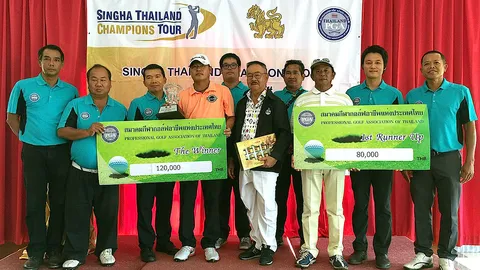 โปรโสมขาว ผงาดแชมป์ สิงห์ ไทยแลนด์ แชมเปียน ทัวร์