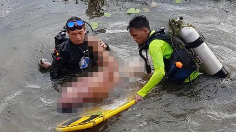 ครูสอนว่ายน้ำลงยิงปลา ถูกน้ำวนดูดจมเสียชีวิต จนท.ค้นหา 7 ชม.เจอศพ