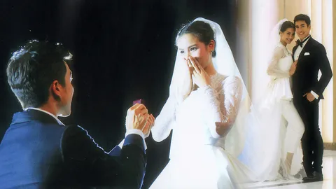 ฟินซ้าาา!... ณเดชน์ คุกเข่าขอ ญาญ่า แต่งงาน