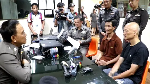 รวบแล้วหนุ่มจีนปาหินใส่รถชาวบ้าน อ้างสมองสั่งให้ทำ ‘ศานิตย์’จับเช็กจิต