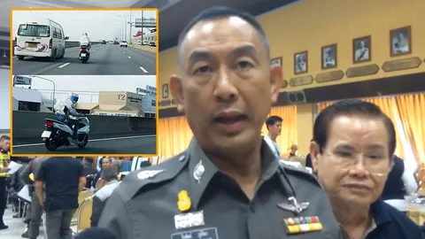 ตร.ลุยเอาผิด หนุ่มตีมึนแว้นจยย.ขึ้นโทลล์เวย์ เร่งถกมาตรการป้องกัน!