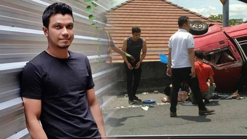 หนุ่ม กะลา น้ำใจงาม จอดรถช่วยหลังเจออุบัติเหตุบนทางด่วน 