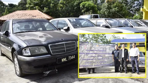 ด่านปาดังฯ ชวนประมูลรถหรูลอบนำเข้า เบนซ์คันงาม ราคาเคาะที่ 1แสน