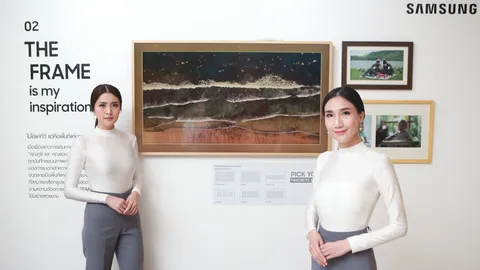 เอาใจคนรักดีไซน์ ซัมซุง เดอะ เฟรม รังสรรค์ทีวีจอบางดั่งงานศิลปะล้ำค่า