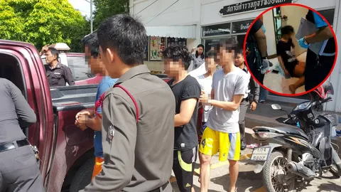 เครียด 4 หนุ่มหนองแคขึ้นรถตราโล่ ฝากขังข่มขืนฆ่าน้องบุ๋ม ไร้เงาญาติเยี่ยม