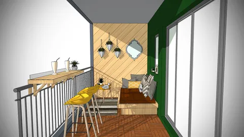 ปรับให้ลงตัว! Before & After Living Balcony นั่งเล่นนอกห้อง