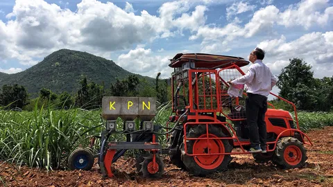 รถหยอดแม่ปุ๋ยจีพีเอส รับ 4.0 เกษตรแม่นยำ