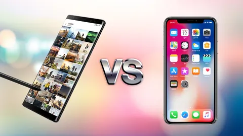 รู้นะว่าจะเสียเงินให้ใคร ?? เทียบสเปก Galaxy Note 8 ปะทะ  iPhone X