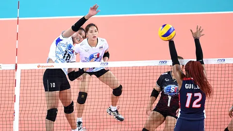 สู้ยิบตา! สาวไทยพลิกชนะโดมินิกัน 4-3 เซต ศึกลูกยางโลกยู-23