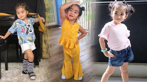 ชมแฟชั่นสุดคิวต์ของน้องแตงไทย ลูกสาวพ่อแจ๊ส ชวนชื่น