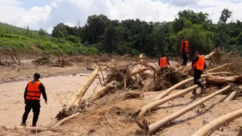 ยังไม่พบ 2 แม่ลูก! สูญหายจากน้ำป่าหลากแม่ฮ่องสอน เร่งหาต่อเนื่อง