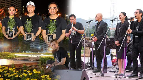 ‘ธเนศ-แพท’ นำทีมเนรมิต ดอกดาวเรืองบานสะพรั่ง