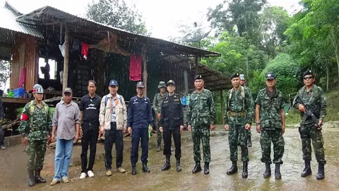 ทหาร-ป่าไม้ เข้ายึดคืนผืนป่าภูเรือ หลังนายทุนรุกปลูกยางพารา 2.4 พันไร่