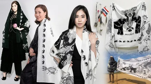 ผ้าพันคอ "พอเพียง" ส่งแรงใจผู้ป่วยมะเร็งเต้านม